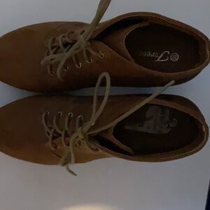 J. Crew Brown Lace-Up Shoes